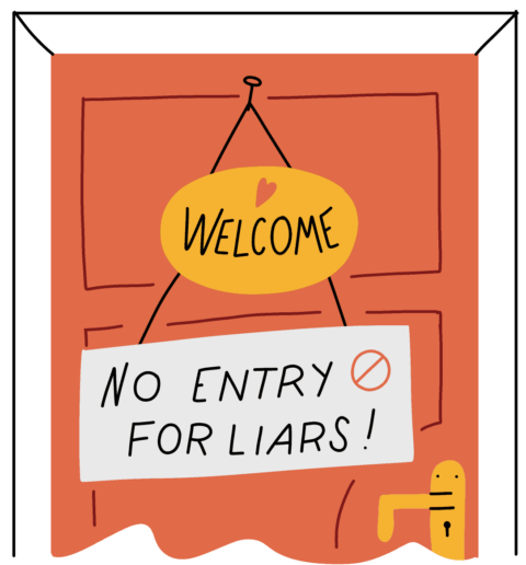 An Illustrated Guide to the 4 Types of Liars